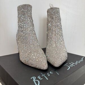 Betsy Johnson rhinestone boots
